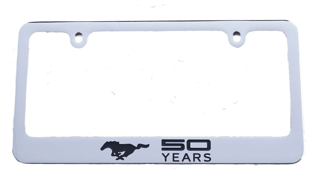Ford Mustang "50 Years" License Plate Frame