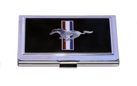Ford Mustang business card holder with tri bar logo (small)