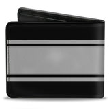 Ford mustang black GT/CS textured Saffiano leather wallet