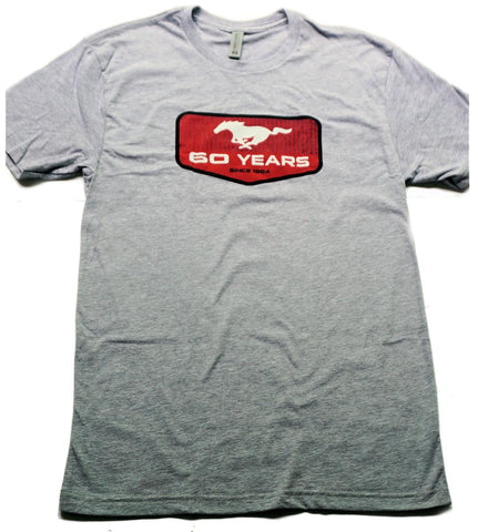 Mustang 60 years gray shirt