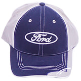 Ford two tone blue and gray hat