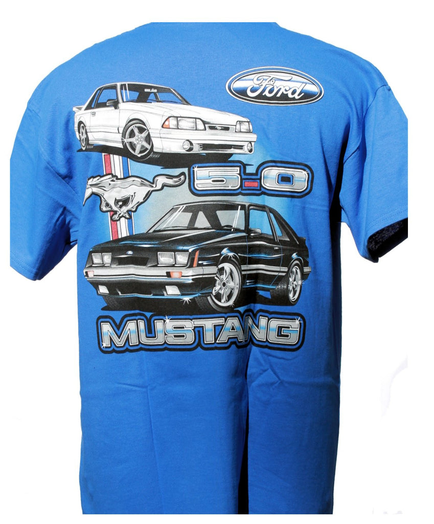 Ford Mustang 5.0 Fox Body 2 car shirt The Mustang Trailer