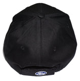Ford mustang 5.0 hat in black with white and grey trim