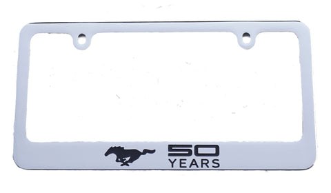 Ford Mustang "50 Years" License Plate Frame