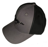 Charcoal and black mustang hat