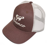 Ford bronco brown and  white mesh back hat