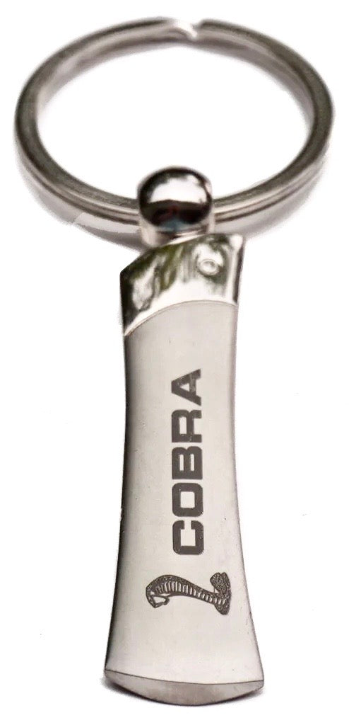 Cobra chrome blade style keychain