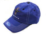 Ford Mustang denim colored hat in blue