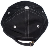 Ford Mustang hat with black running horse and ford on the brim in black