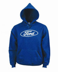 Ford Oval royal blue hoodie The Mustang Trailer