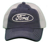 Ford blue-tan mesh back hat