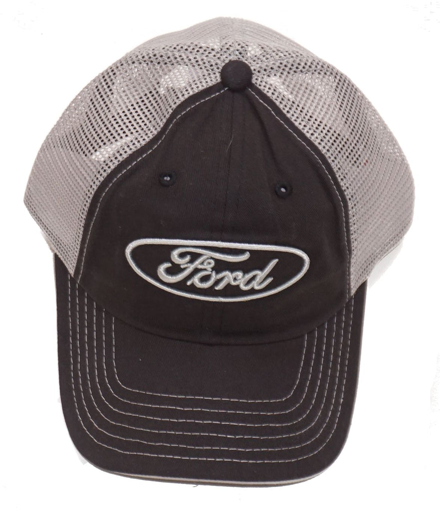 Ford charcoal and tan mesh back hat