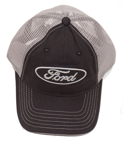 Ford charcoal and tan mesh back hat