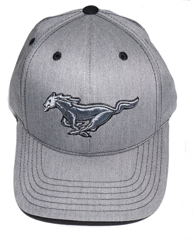 Ford mustang light gray hat – The Mustang Trailer