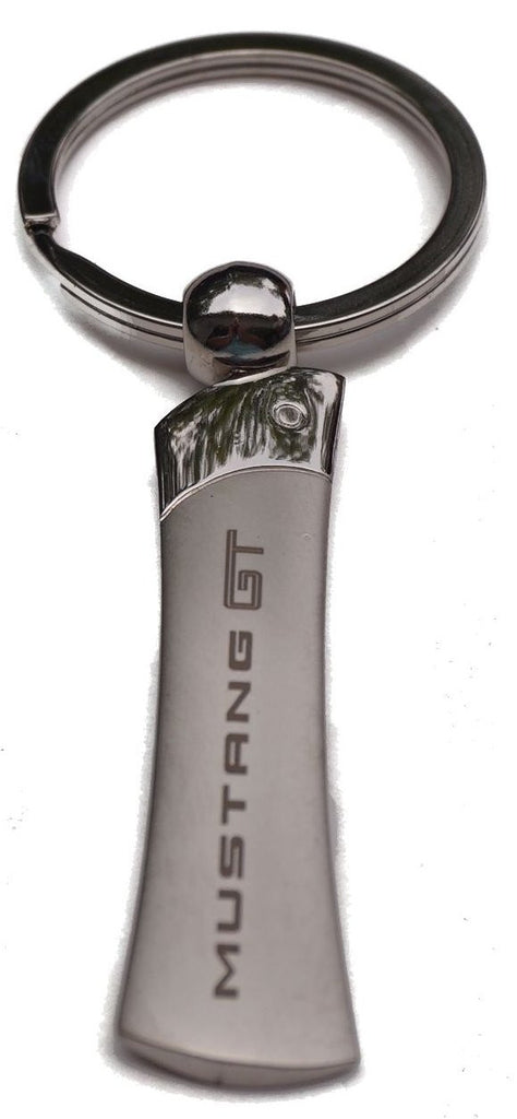 Ford mustang GT blade keychain (block logo)
