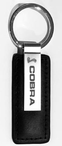 Leather Cobra keychain