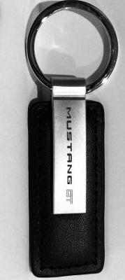 Ford Mustang GT leather keychain