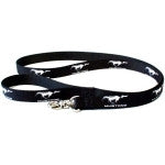 Ford Mustang dog leash in black