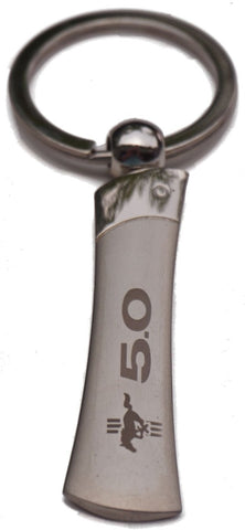 Ford mustang 5.0 blade style keychain (new logo)