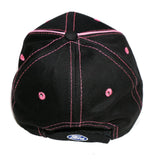 Mustang ladies black and pink hat
