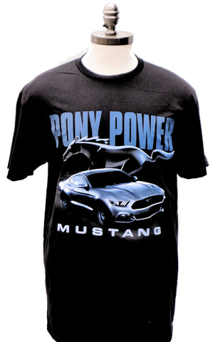 Ford Mustang Pony Power black shirt