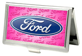 Ford business card holder pink