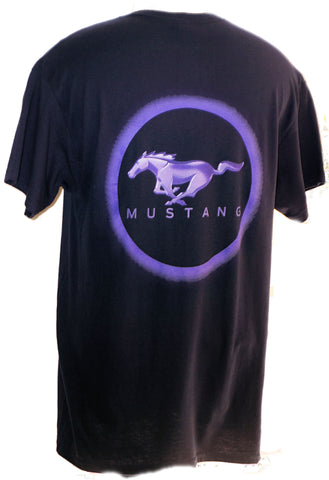 Mustang glow circle shirt