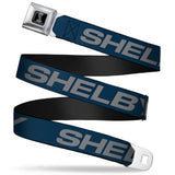 Shelby seatbelt belt made of seat belt material with repeat logo