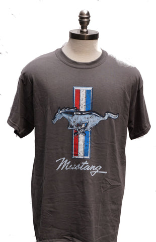 Ford Mustang "Distressed TriBar" logo shirt