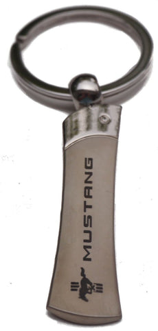 Ford mustang pony and bars blade keychain (BLOCK)