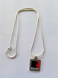 Roush performance silver necklace