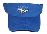 Ford Mustang visor in royal blue with mesh overlay
