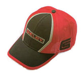 Shelby hat in red and black
